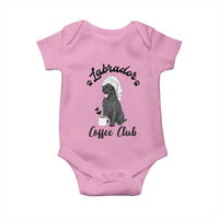 Labrador Coffee Club Baby Onesie Funny Dog Lover Gift - Wonder Print Shop