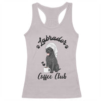 Labrador Coffee Club Racerback Tank Top Funny Dog Lover Gift - Wonder Print Shop
