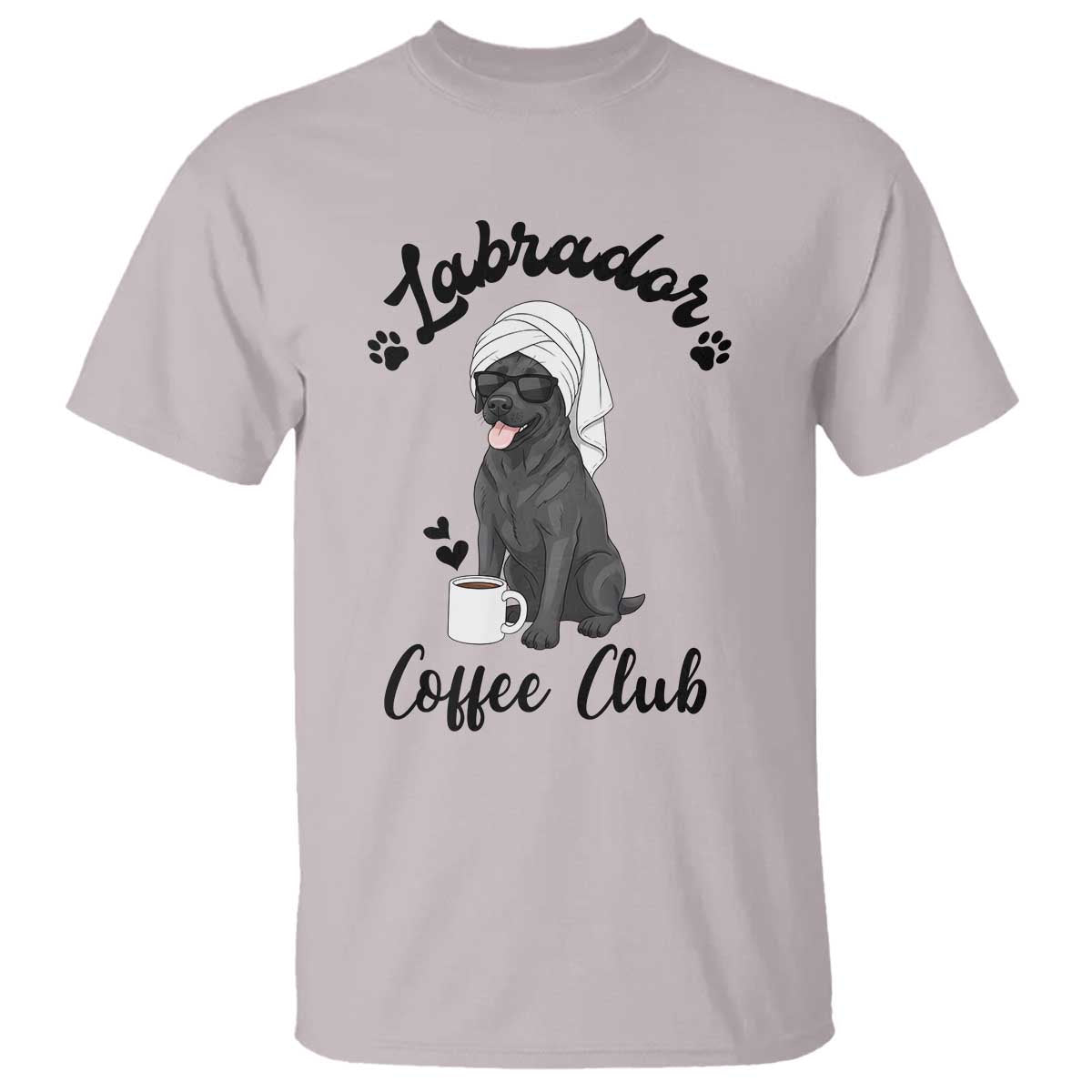 Labrador Coffee Club T Shirt Funny Dog Lover Gift - Wonder Print Shop