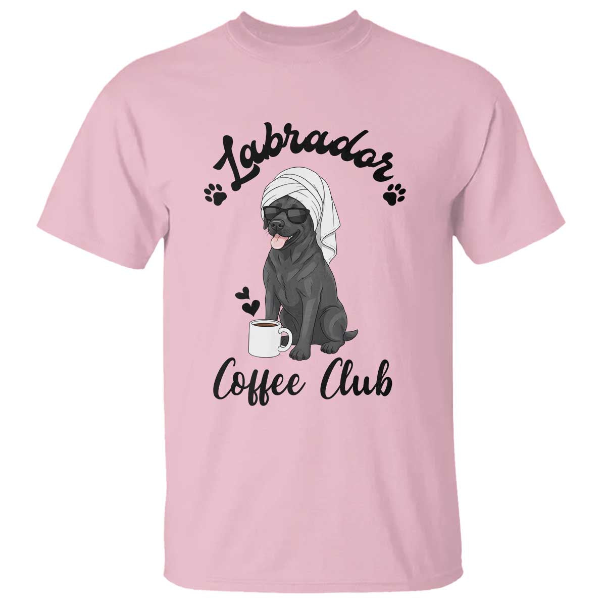 Labrador Coffee Club T Shirt Funny Dog Lover Gift - Wonder Print Shop