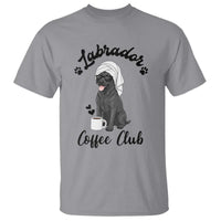 Labrador Coffee Club T Shirt Funny Dog Lover Gift - Wonder Print Shop