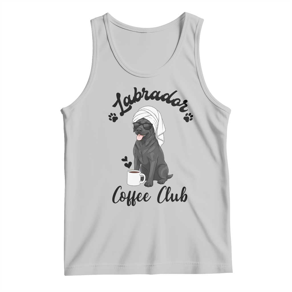 Labrador Coffee Club Tank Top Funny Dog Lover Gift - Wonder Print Shop