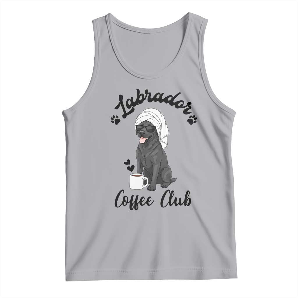 Labrador Coffee Club Tank Top Funny Dog Lover Gift - Wonder Print Shop