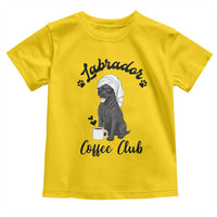 Labrador Coffee Club Toddler T Shirt Funny Dog Lover Gift - Wonder Print Shop