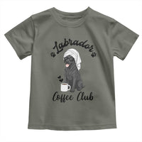 Labrador Coffee Club Toddler T Shirt Funny Dog Lover Gift - Wonder Print Shop