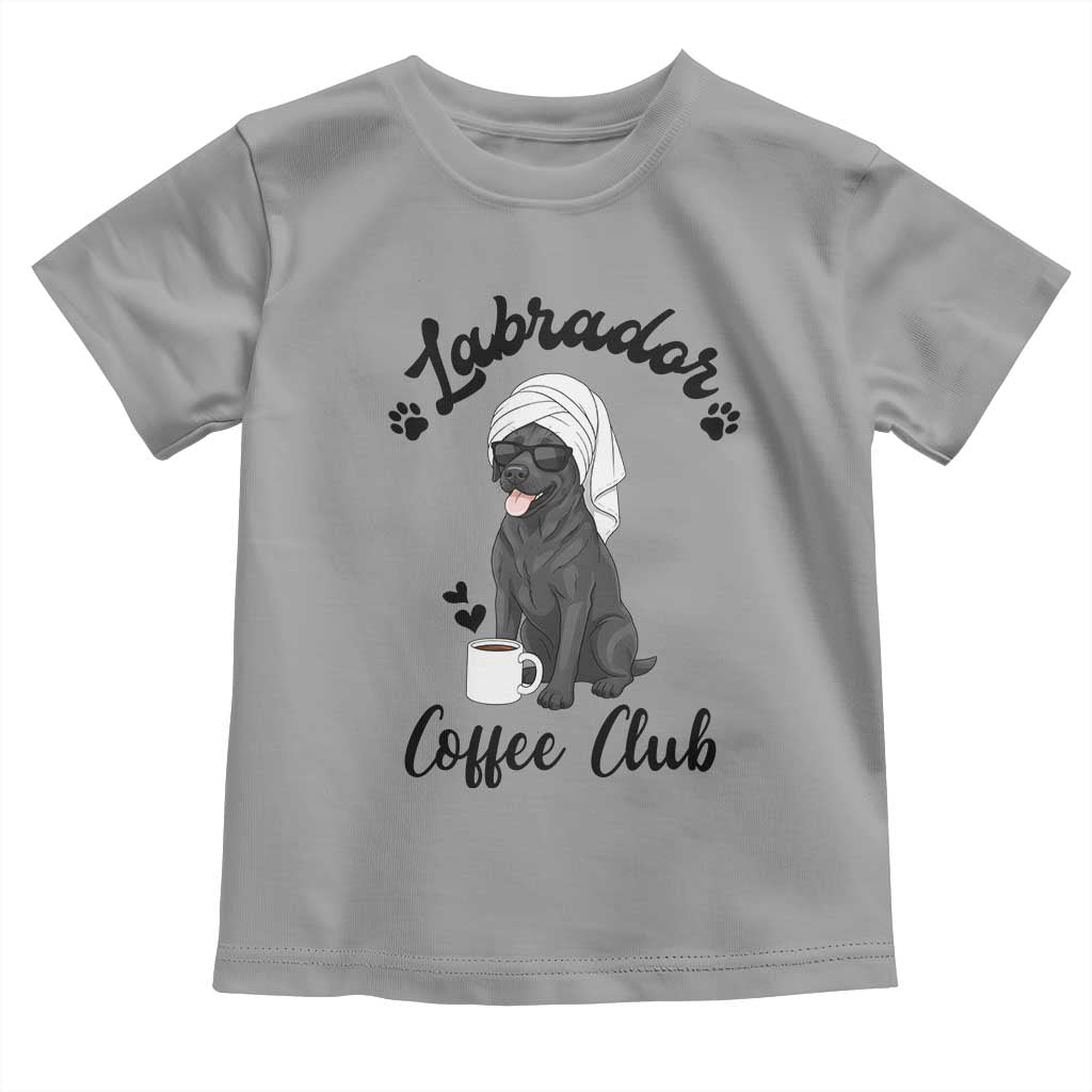 Labrador Coffee Club Toddler T Shirt Funny Dog Lover Gift - Wonder Print Shop
