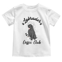 Labrador Coffee Club Toddler T Shirt Funny Dog Lover Gift - Wonder Print Shop