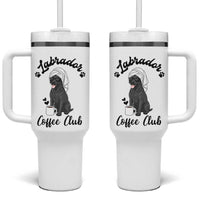 Labrador Coffee Club Tumbler With Handle Funny Dog Lover Gift - Wonder Print Shop