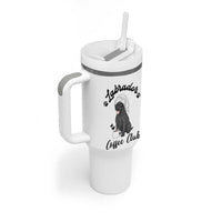 Labrador Coffee Club Tumbler With Handle Funny Dog Lover Gift - Wonder Print Shop