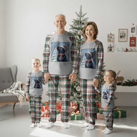 Cute Black Lab Xmas Plaid Pajama Set Holiday Dog Lover Gift Idea - Wonder Print Shop