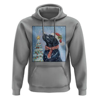 Cute Black Lab Christmas Hoodie Holiday Dog Lover Gift Idea - Wonder Print Shop