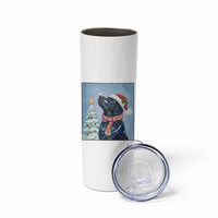 Cute Black Lab Christmas Skinny Tumbler Holiday Dog Lover Gift Idea - Wonder Print Shop