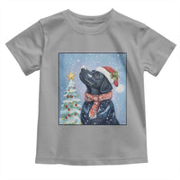 Cute Black Lab Christmas Toddler T Shirt Holiday Dog Lover Gift Idea - Wonder Print Shop