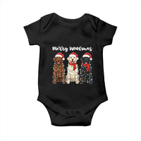 Funny Merry Woofmas Baby Onesie Labrador Funny Christmas Dog Lover Gift - Wonder Print Shop