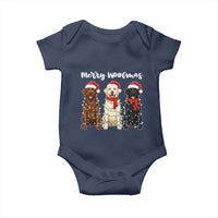 Funny Merry Woofmas Baby Onesie Labrador Funny Christmas Dog Lover Gift - Wonder Print Shop
