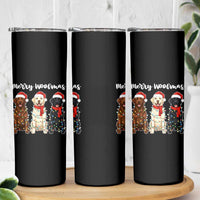 Funny Merry Woofmas Skinny Tumbler Labrador Funny Christmas Dog Lover Gift - Wonder Print Shop