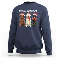 Funny Merry Woofmas Sweatshirt Labrador Funny Christmas Dog Lover Gift - Wonder Print Shop
