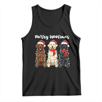 Funny Merry Woofmas Tank Top Labrador Funny Christmas Dog Lover Gift - Wonder Print Shop