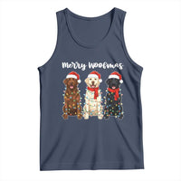 Funny Merry Woofmas Tank Top Labrador Funny Christmas Dog Lover Gift - Wonder Print Shop