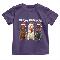 Funny Merry Woofmas Toddler T Shirt Labrador Funny Christmas Dog Lover Gift - Wonder Print Shop