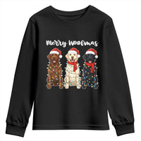 Funny Merry Woofmas Youth Sweatshirt Labrador Funny Christmas Dog Lover Gift - Wonder Print Shop