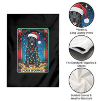 Merry Woofmas Garden Flag Funny Tarot Card Labrador Retriever Christmas Gift - Wonder Print Shop