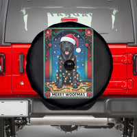 Merry Woofmas Spare Tire Cover Funny Tarot Card Labrador Retriever Christmas Gift - Wonder Print Shop