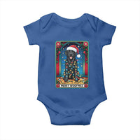 Merry Woofmas Baby Onesie Funny Tarot Card Labrador Retriever Christmas Gift - Wonder Print Shop