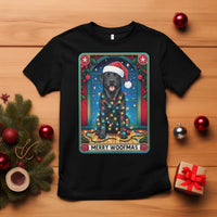 Merry Woofmas T Shirt Funny Tarot Card Labrador Retriever Christmas Gift - Wonder Print Shop