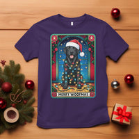 Merry Woofmas T Shirt Funny Tarot Card Labrador Retriever Christmas Gift - Wonder Print Shop