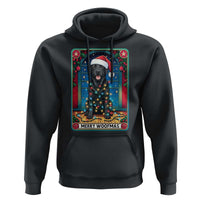 Merry Woofmas Hoodie Funny Tarot Card Labrador Retriever Christmas Gift - Wonder Print Shop