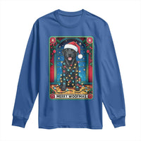 Merry Woofmas Long Sleeve Shirt Funny Tarot Card Labrador Retriever Christmas Gift - Wonder Print Shop