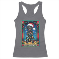 Merry Woofmas Racerback Tank Top Funny Tarot Card Labrador Retriever Christmas Gift - Wonder Print Shop