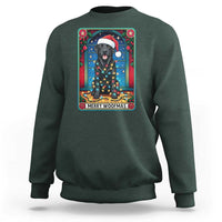 Merry Woofmas Sweatshirt Funny Tarot Card Labrador Retriever Christmas Gift - Wonder Print Shop