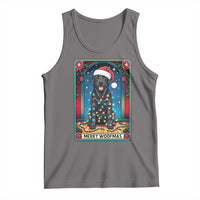 Merry Woofmas Tank Top Funny Tarot Card Labrador Retriever Christmas Gift - Wonder Print Shop