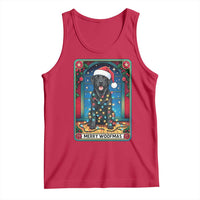Merry Woofmas Tank Top Funny Tarot Card Labrador Retriever Christmas Gift - Wonder Print Shop
