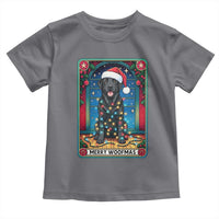 Merry Woofmas Toddler T Shirt Funny Tarot Card Labrador Retriever Christmas Gift - Wonder Print Shop