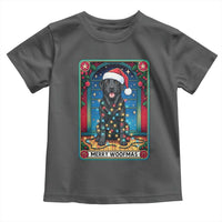 Merry Woofmas Toddler T Shirt Funny Tarot Card Labrador Retriever Christmas Gift - Wonder Print Shop