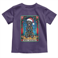 Merry Woofmas Toddler T Shirt Funny Tarot Card Labrador Retriever Christmas Gift - Wonder Print Shop