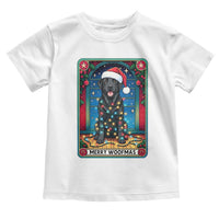 Merry Woofmas Toddler T Shirt Funny Tarot Card Labrador Retriever Christmas Gift - Wonder Print Shop