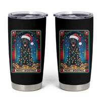 Merry Woofmas Tumbler Cup Funny Tarot Card Labrador Retriever Christmas Gift - Wonder Print Shop