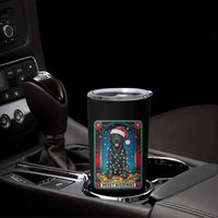 Merry Woofmas Tumbler Cup Funny Tarot Card Labrador Retriever Christmas Gift - Wonder Print Shop