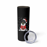 Black Labrador Santa Skinny Tumbler Funny Christmas Dog Lover Gift - Wonder Print Shop
