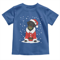 Black Labrador Santa Toddler T Shirt Funny Christmas Dog Lover Gift - Wonder Print Shop