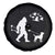 Funny Bow Hunter Spare Tire Cover Bigfoot Walking Labrador Hunting Dog Gift - Wonder Print Shop