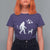Funny Bow Hunter T Shirt For Women Bigfoot Walking Labrador Hunting Dog Gift - Wonder Print Shop