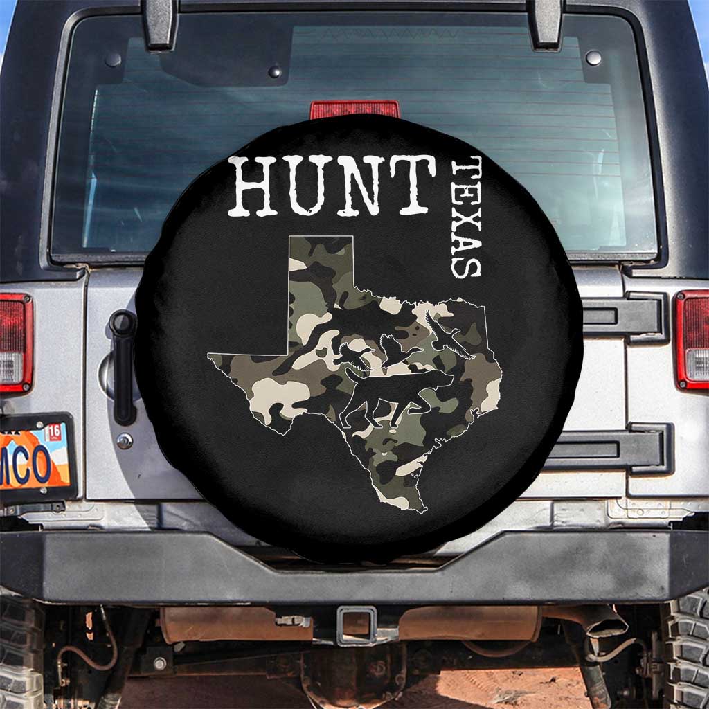 Texas Hunter Gift Spare Tire Cover Labrador Retriever Duck Hunting Dog - Wonder Print Shop