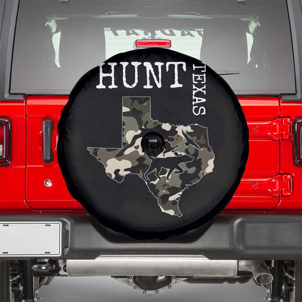 Texas Hunter Gift Spare Tire Cover Labrador Retriever Duck Hunting Dog - Wonder Print Shop
