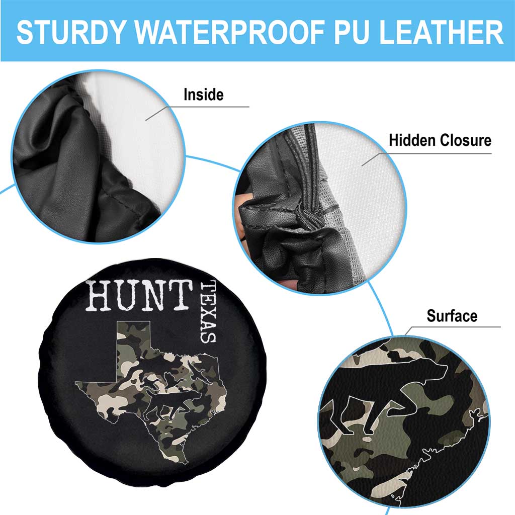 Texas Hunter Gift Spare Tire Cover Labrador Retriever Duck Hunting Dog - Wonder Print Shop