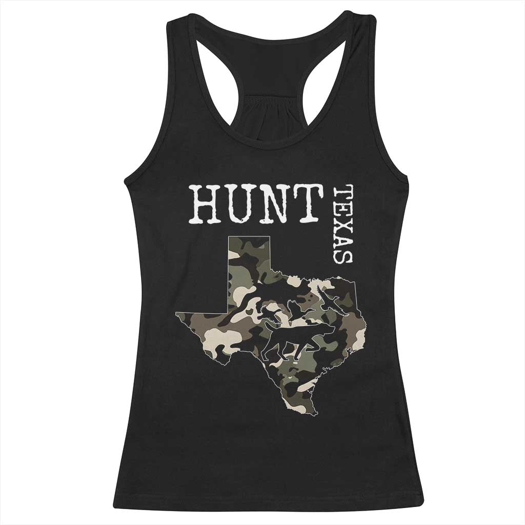 Texas Hunter Gift Racerback Tank Top Labrador Retriever Duck Hunting Dog - Wonder Print Shop